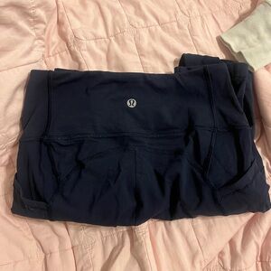 lululemon blue leggings size 4